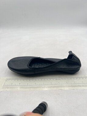 Black Women Round Toe Loafers Flats Slip On Pumps Retro Office Professional Shoe